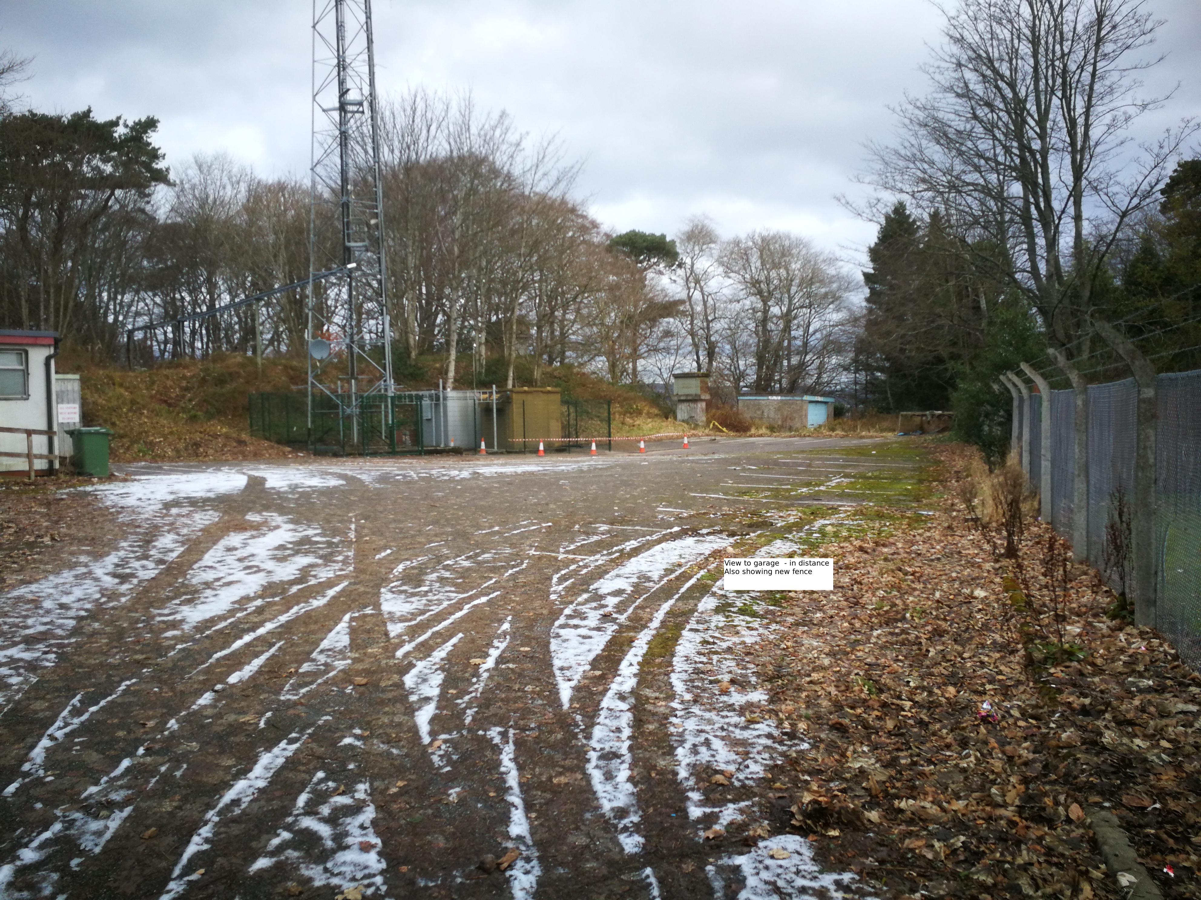 outside Inverness Bunker view looking north 2018